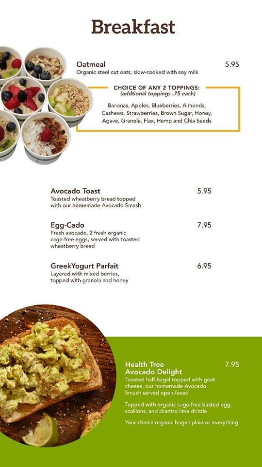 Health Tree Cafe Food